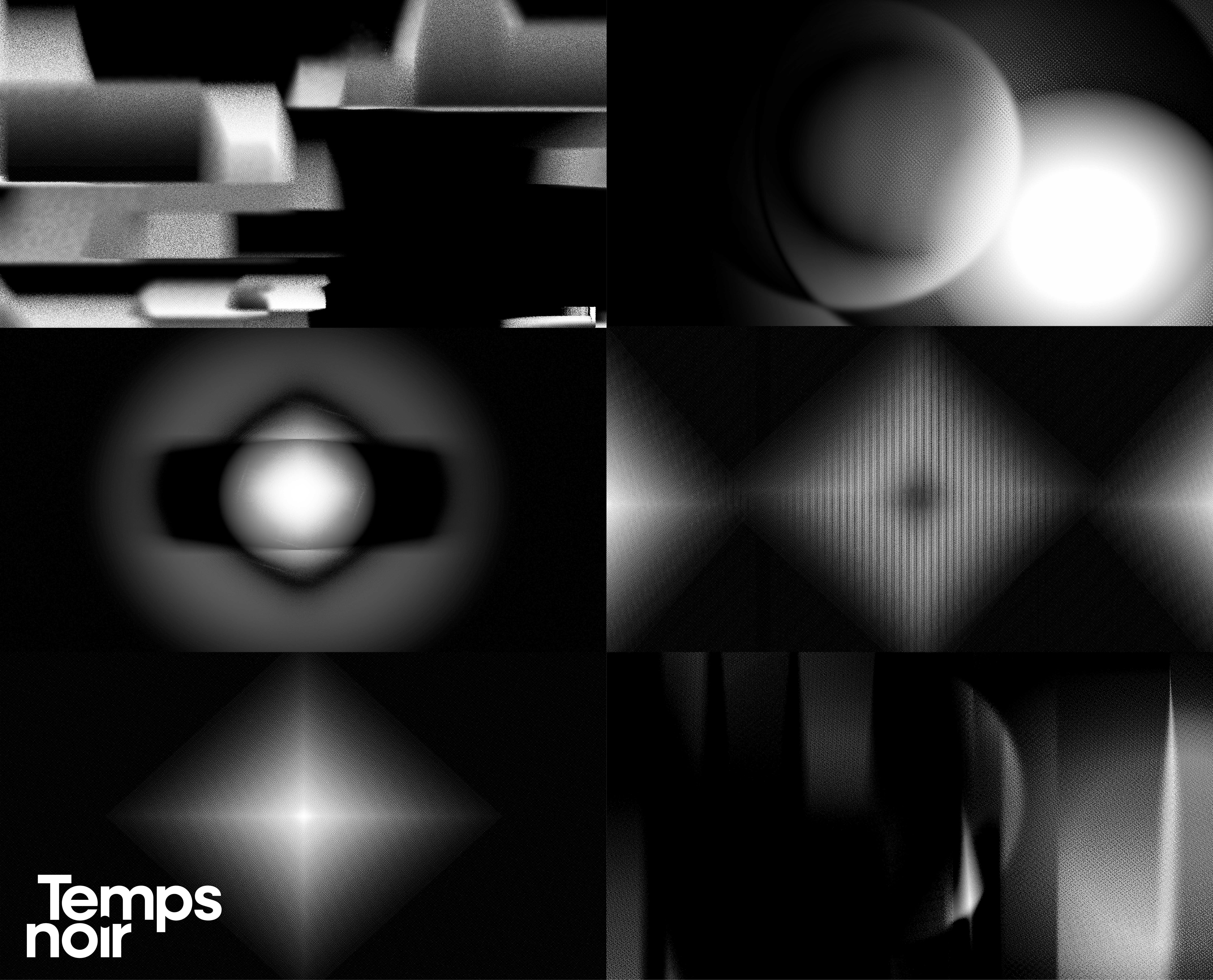 Planche logo et textures Temps Noir