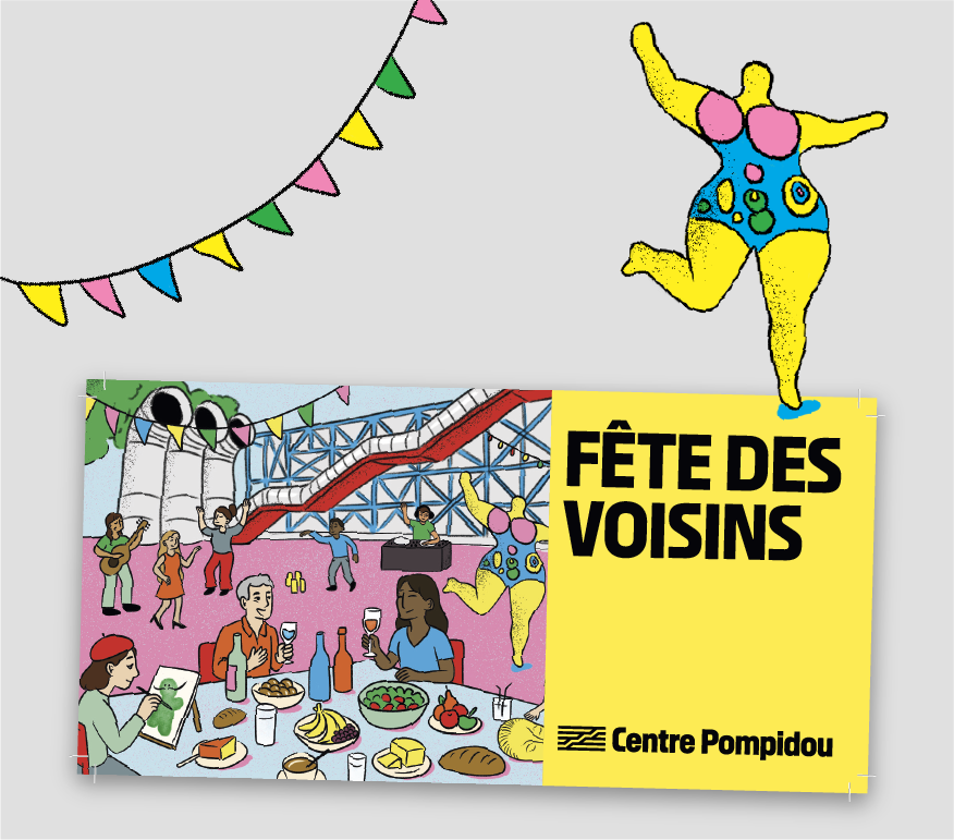 Carton d'invitation Fête des voisins