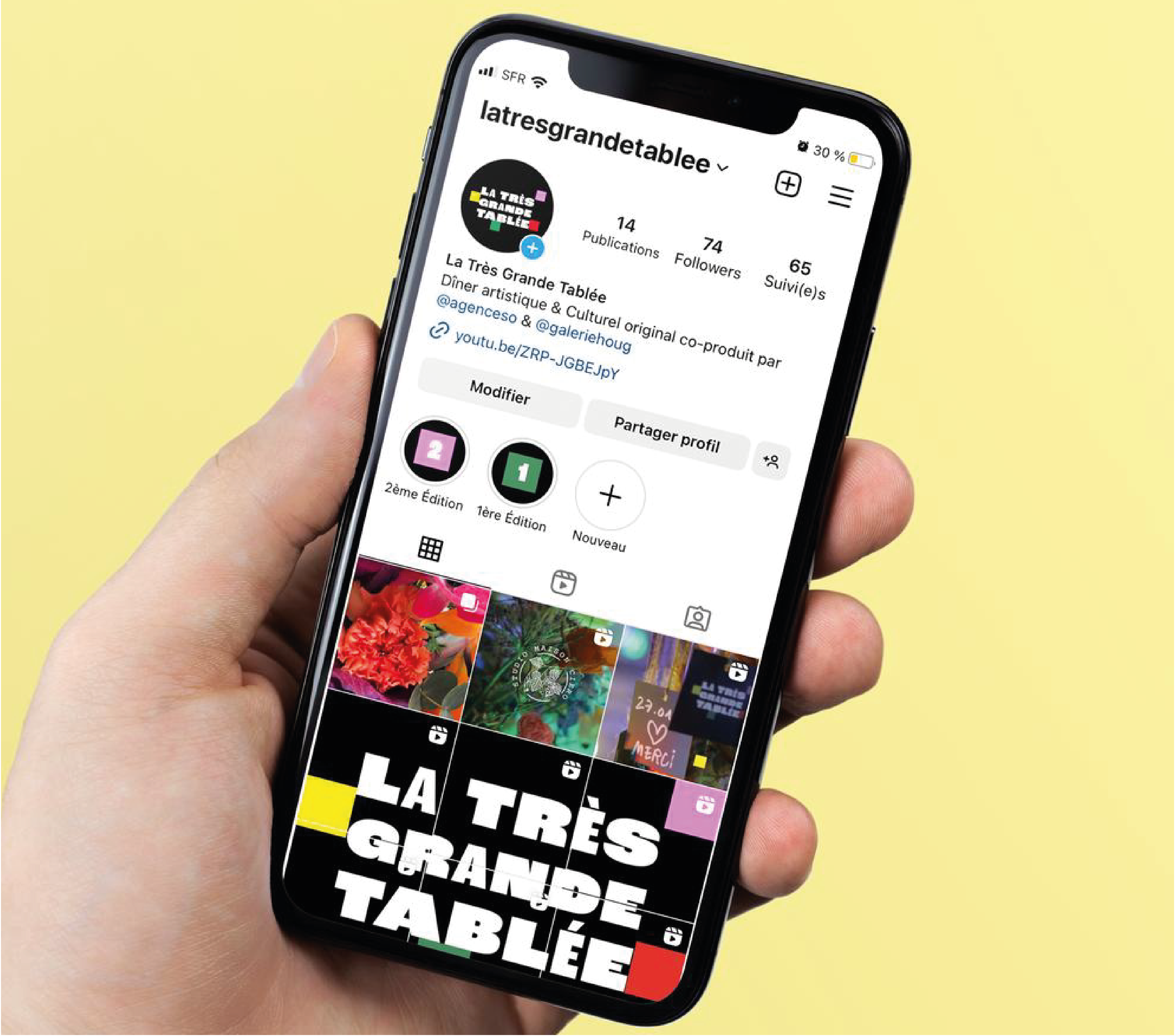 Réseaux sociaux La très grande tablée
