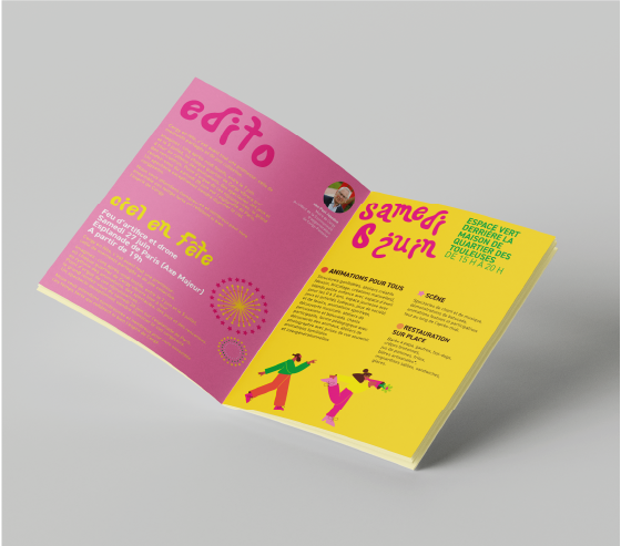 Cergy en fête - intérieur du livret de programmation
