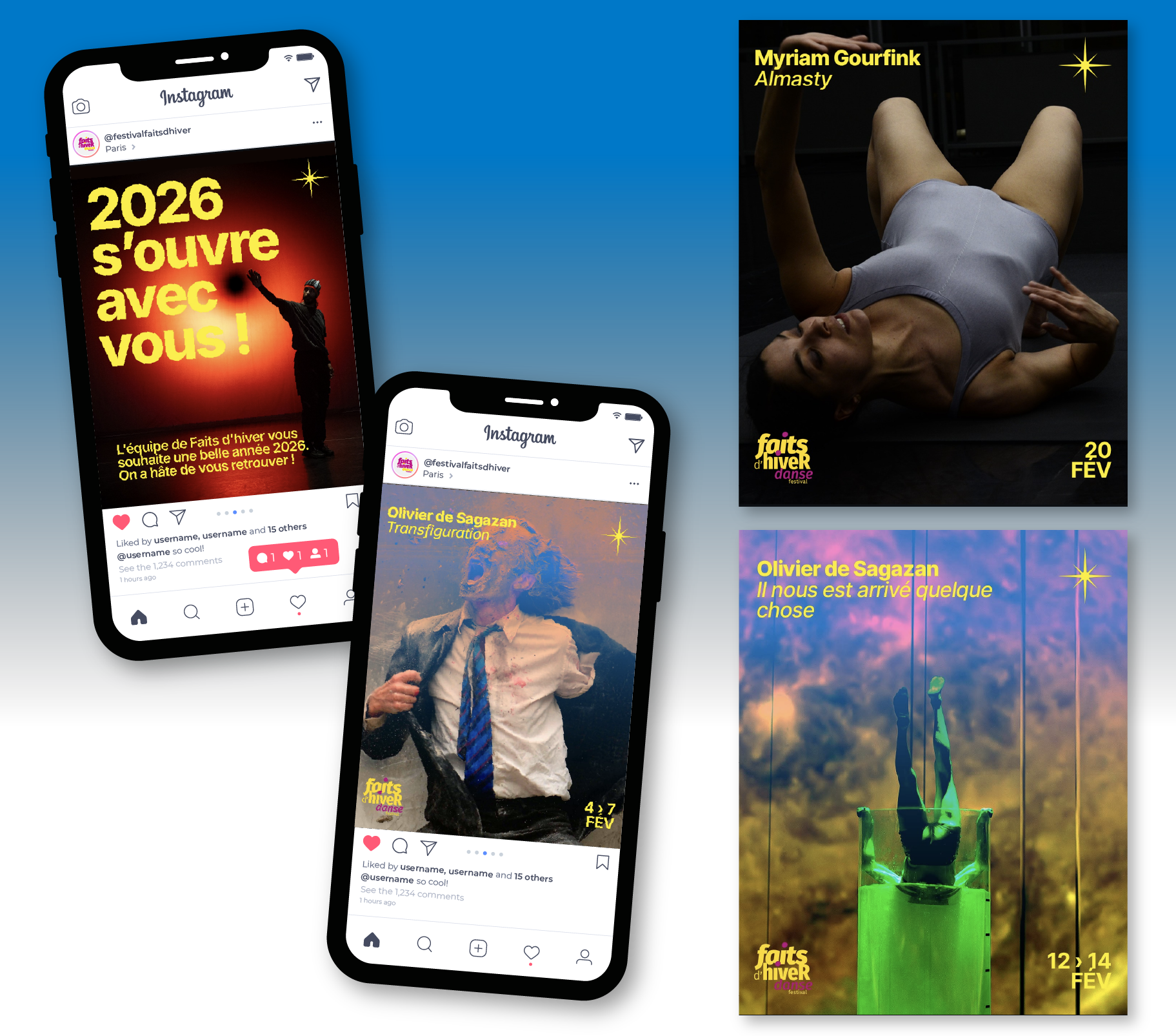 Festival fait d'hiver 2026 posts instagram 