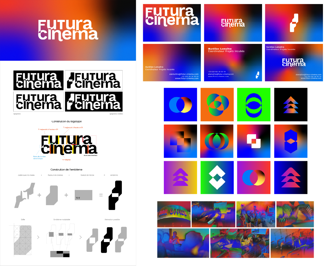 Futura - planche logo, cartes de visite et charte visuelle