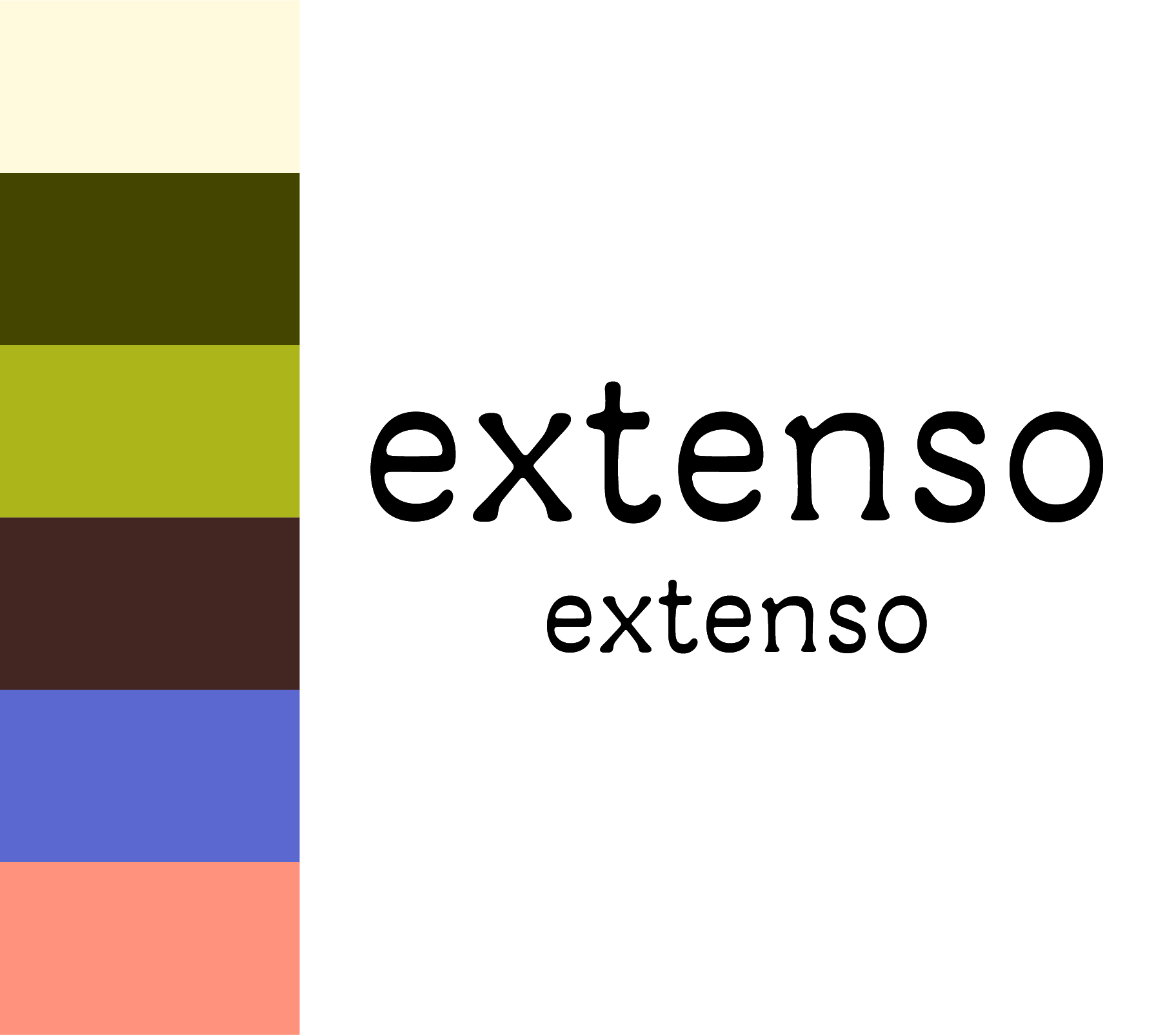 Agence So 2026 extenSo logo palette couleurs