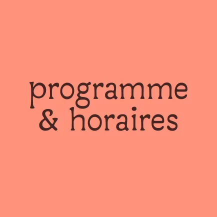 Prog et horaires